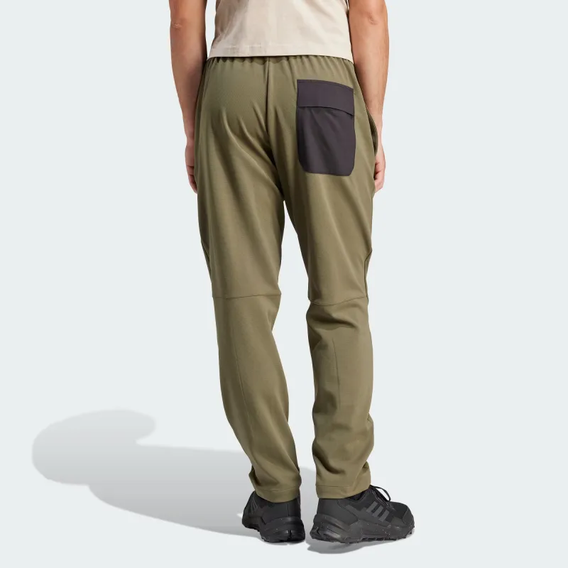 Adidas Multi Knit Pants Knitted Sports Pants Men's Strata Olive Green-1