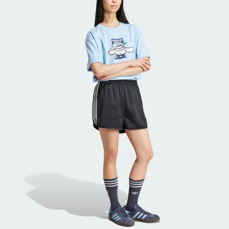 adidas originals X Hello Kitty Cinnamoroll Graphic Oversized Tee 'Clear Sky'-3