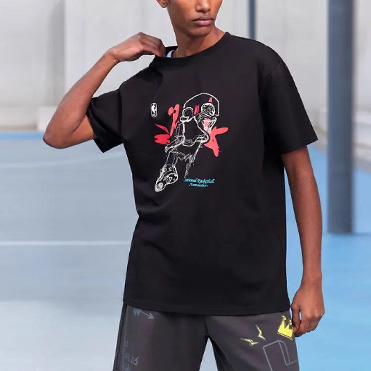 NBA Alliance Edition T Shirts Unisex Black-5