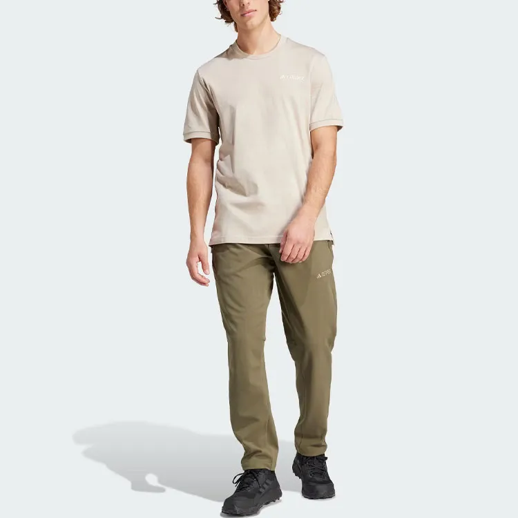 Adidas Multi Knit Pants Knitted Sports Pants Men's Strata Olive Green-2