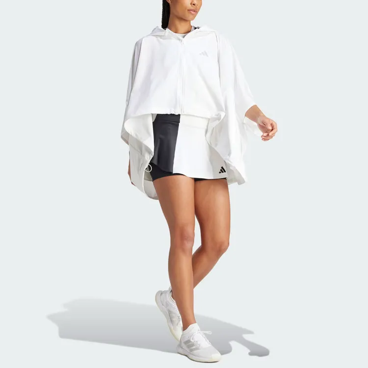 Adidas Tennis Premium Windbreaker Jackets Coats Women's White-2