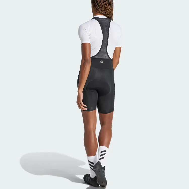 Adidas Free Shipping With AdiClub Essentials 3 Stripes Padded Cycling Bib Shorts-2