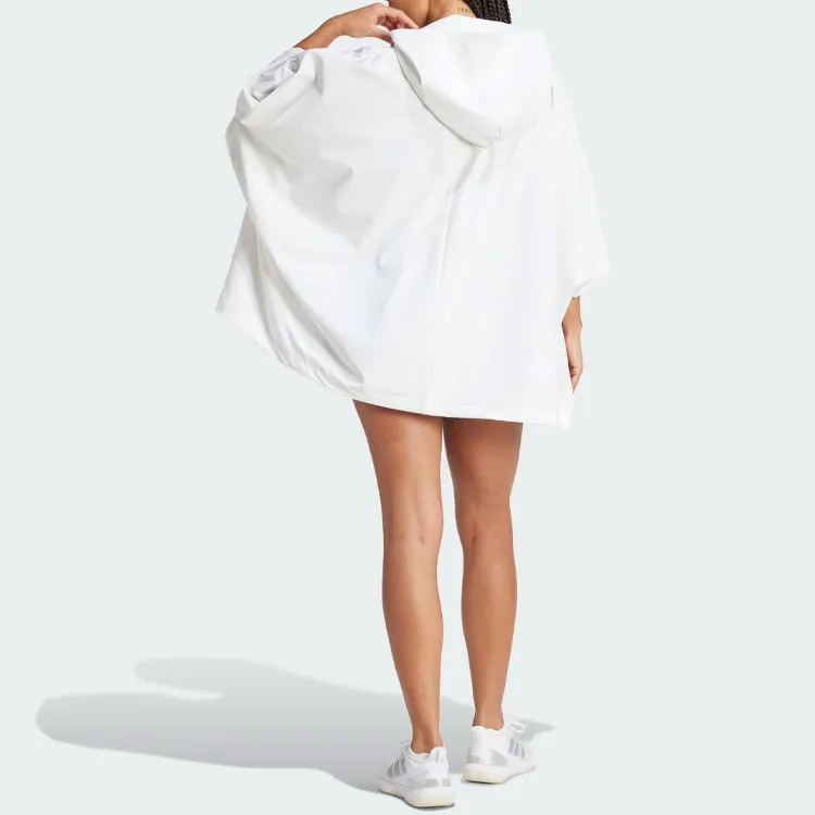 Adidas Tennis Premium Windbreaker Jackets Coats Women's White-3