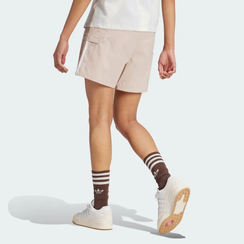 Adidas Originals 3 Stripes Cargo Track Shorts-2