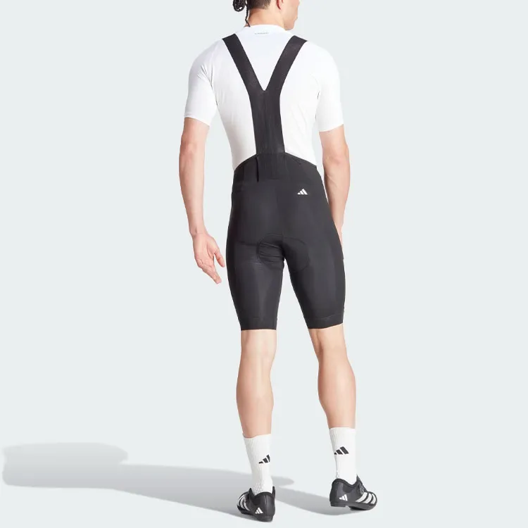 Adidas Free Shipping With AdiClub Essentials 3 Stripes Padded Cycling Bib Shorts-3