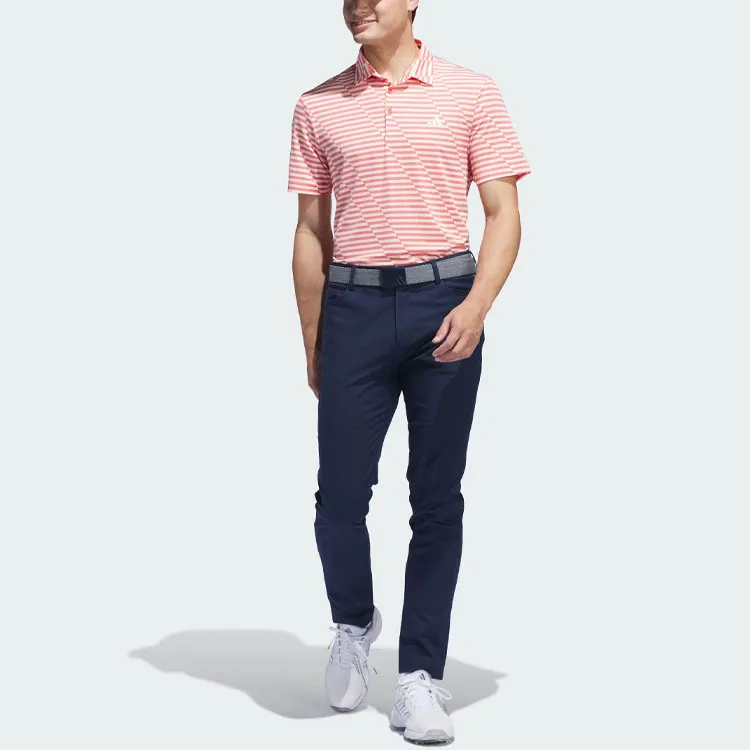 Adidas Ultimate365 Mesh Print Polo Shirt Polo Shirt Men's Light Scarlet-4