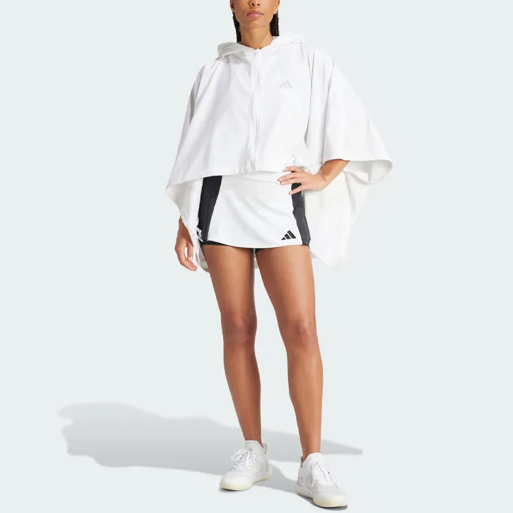 Adidas Tennis Premium Windbreaker Jackets Coats Women's White-1
