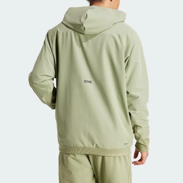 Adidas Free Shipping With AdiClub Z.N.E. Woven Full-Zip Hooded Track Top-2