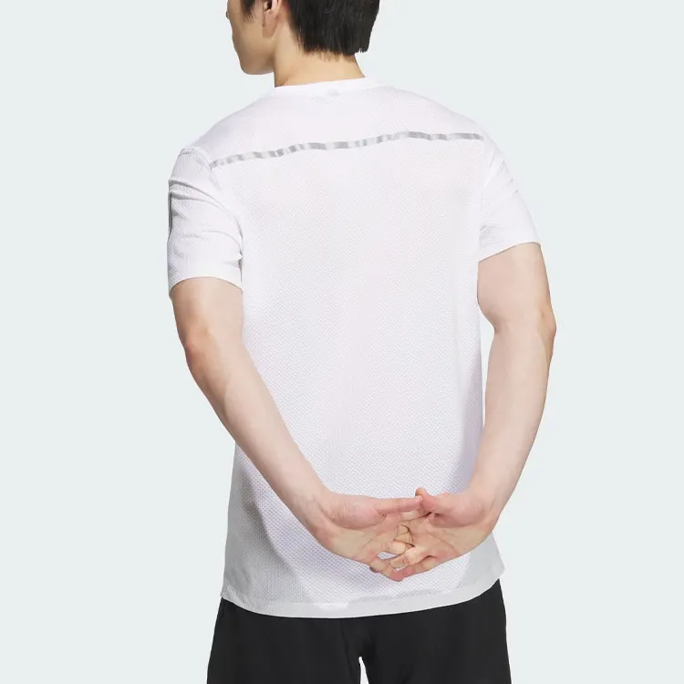 Adidas T Shirts Men White-2