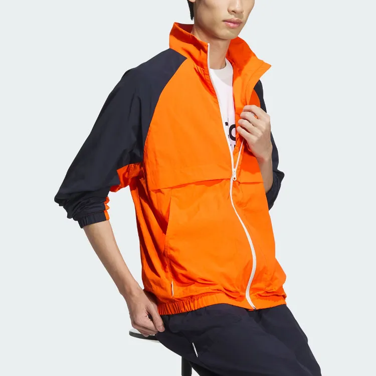 Adidas Small Logo Jacket Jackets Coats Men's Half Impact Orange-3