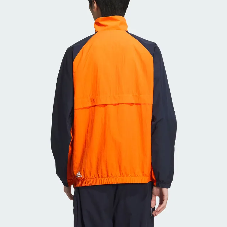Adidas Small Logo Jacket Jackets Coats Men's Half Impact Orange-2