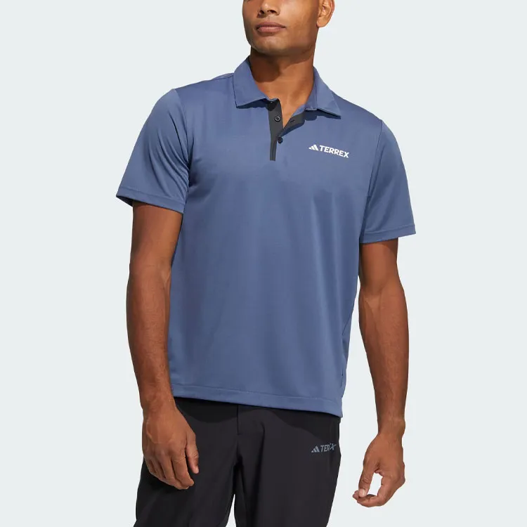 Adidas Basic Polygiene Polo Shirt Polo Shirt Men's Ink Blue-1