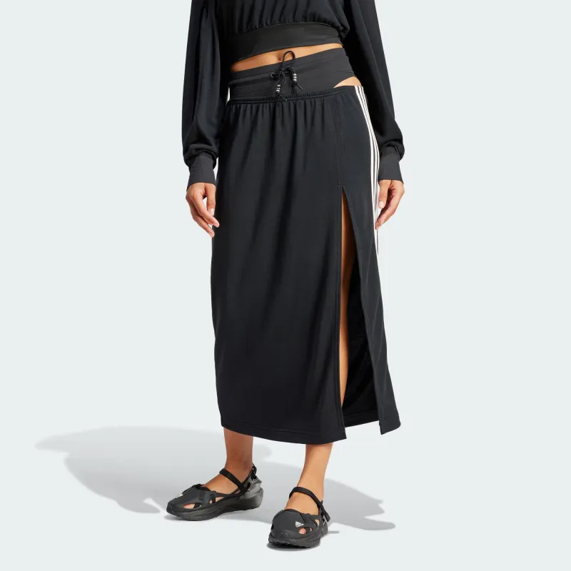 Adidas x RUI ZHOU Skirt Casual Long Skirts Women's Black-1