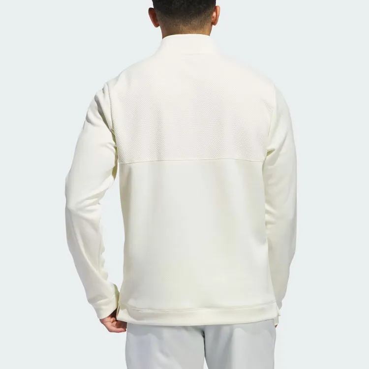 Adidas Ultimate365 Textured Quarter-Zip Top Jackets Coats Men's White-2
