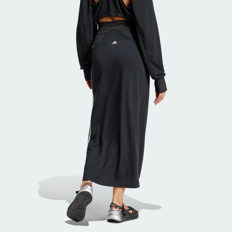 Adidas x RUI ZHOU Skirt Casual Long Skirts Women's Black-2