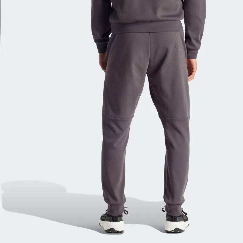 Adidas Real Madrid Cultural Story Tracksuit Bottoms Knitted Sports Pants Men's Black Gray Color-2