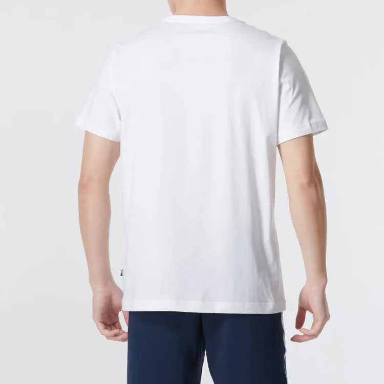 PUMA ESS T Shirts Men White-1