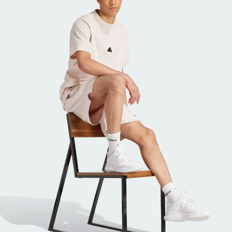 Adidas T Shirts Men Beige-3