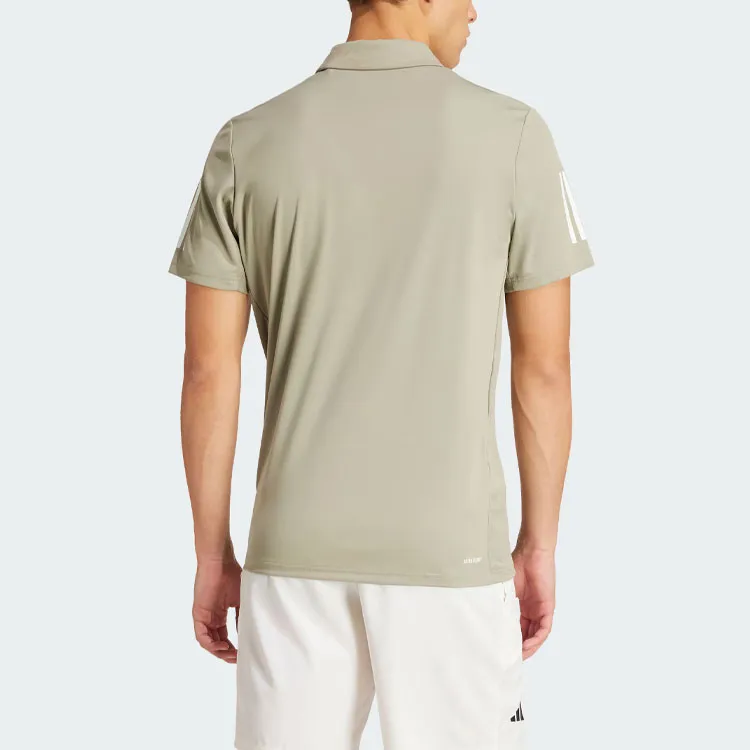 Adidas Club 3-Stripes Polo Shirt Polo Shirt Men's Egg Stone Silver Gray-2