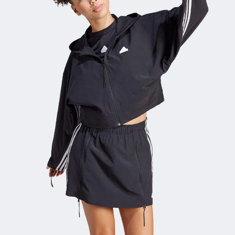 Adidas Dance Jackets Coats Women's Black-3