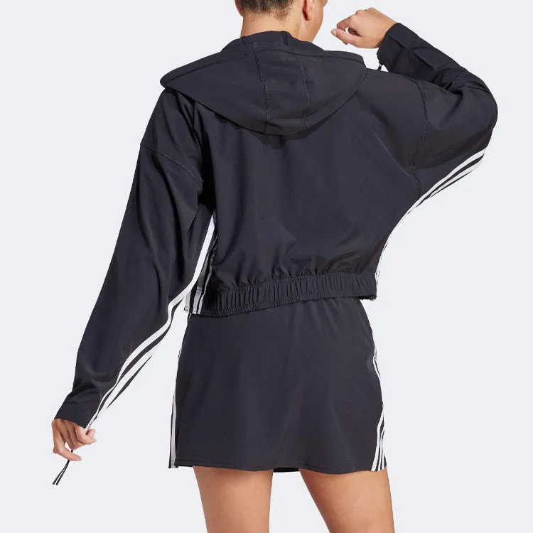 Adidas Dance Jackets Coats Women's Black-2