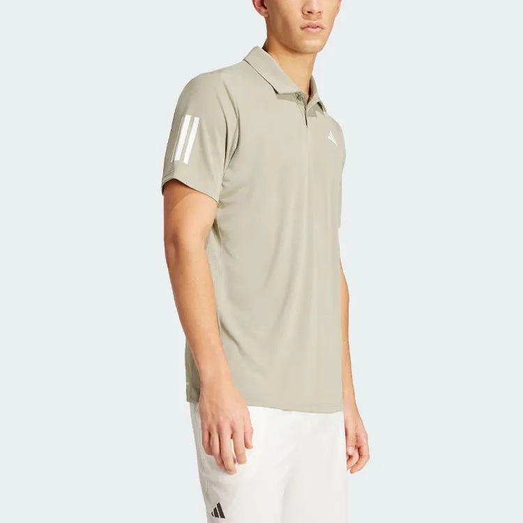 Adidas Club 3-Stripes Polo Shirt Polo Shirt Men's Egg Stone Silver Gray-3
