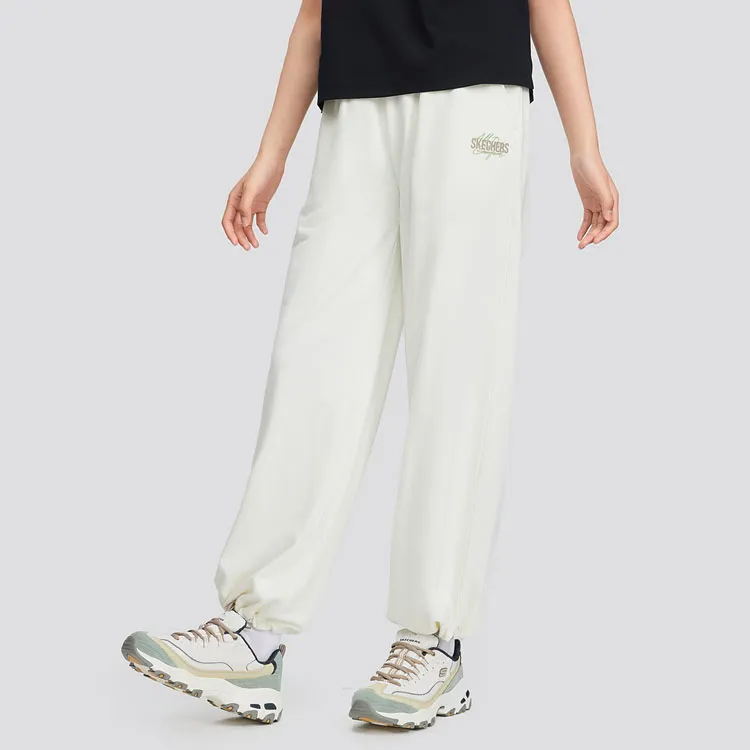 Skechers Knitted Sweatpants Women's Marshmallow White-2