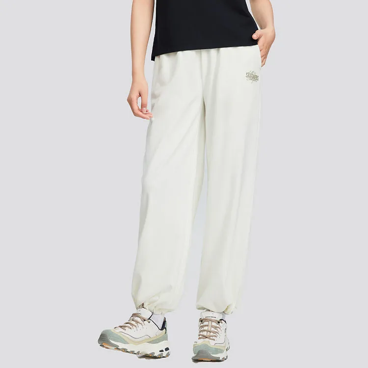 Skechers Knitted Sweatpants Women's Marshmallow White-1