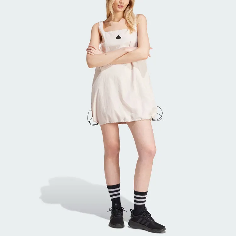 Adidas City Escape Summer Dress Sleeveless Dress Women's Light Pink-1