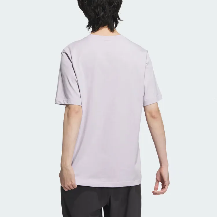 Adidas T Shirt Unisex Silver Purple-4