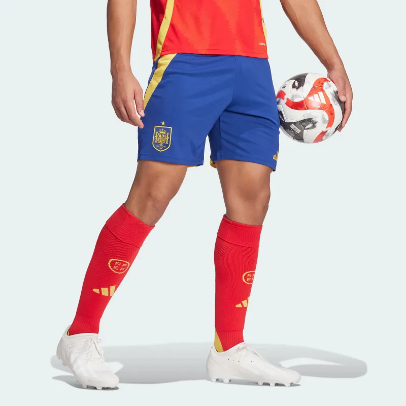 Adidas Spain 24 Home Shorts Soccer Bottoms Fan Edition Spanish Team Home Men's Victory Blue-1