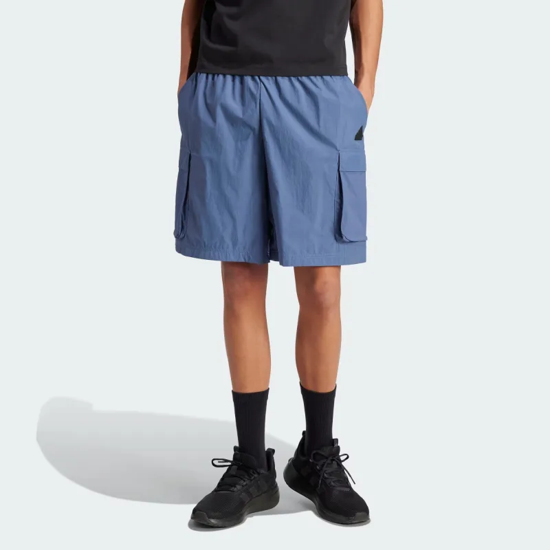 Adidas City Escape Cargo Shorts Casual Shorts Men's Blue-1