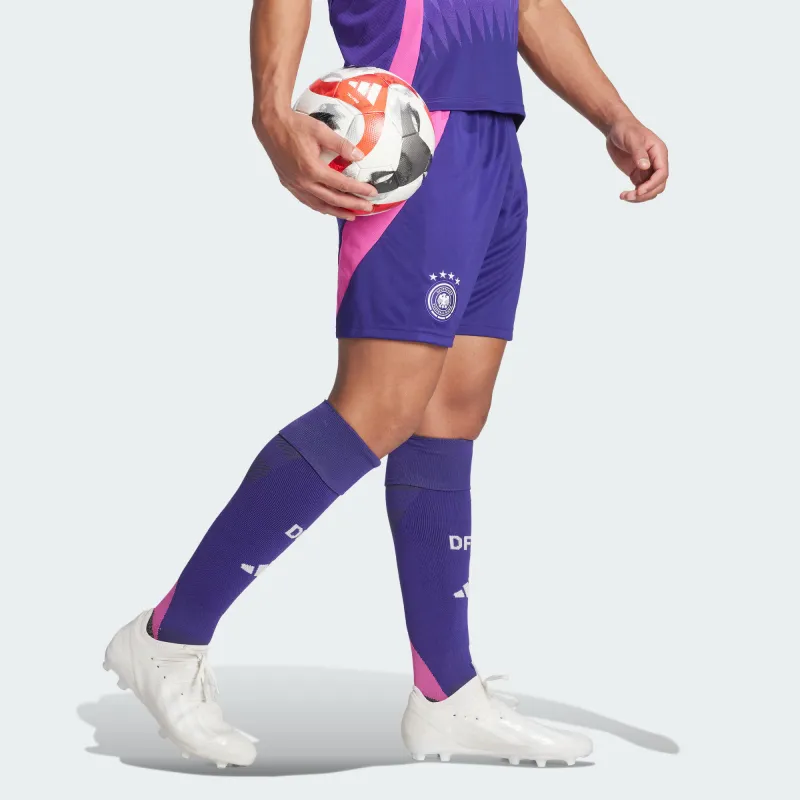 Adidas Germany 24 Away Shorts Soccer Bottom Fan Edition, German National Team, Away Men's Collegiate Purple-3