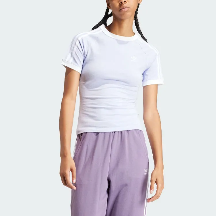 Adidas Originals Raglan Sleeve T Shirt Women's Violet-1