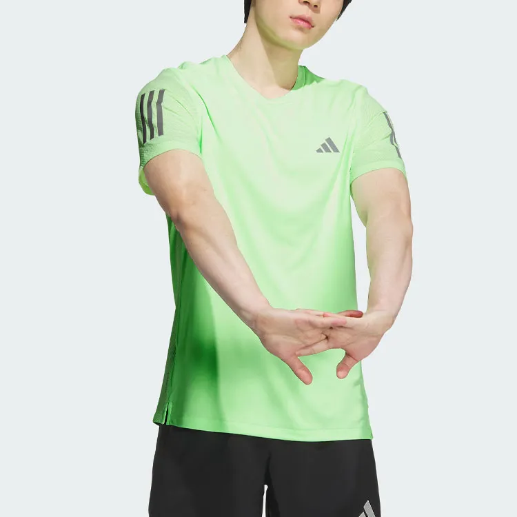Adidas T Shirt Men's Light Green-1
