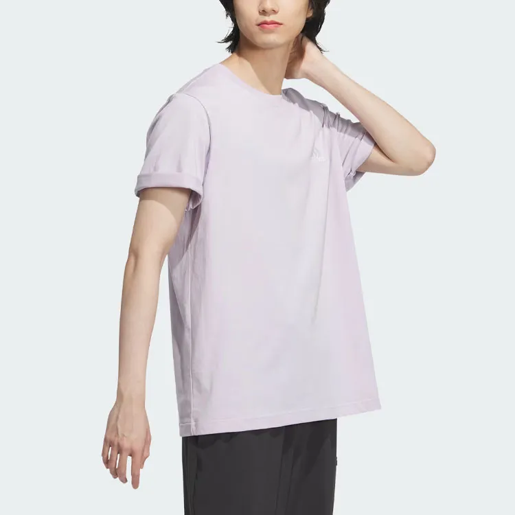 Adidas T Shirt Unisex Silver Purple-5