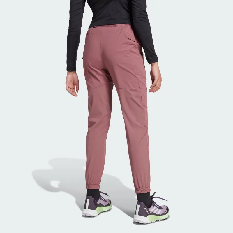 Adidas Terrex Xperior Light Trousers Athletic Trousers Women's Deep Red-2