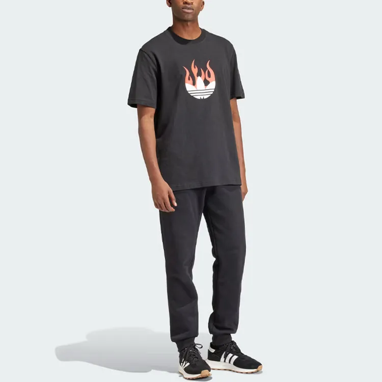 Adidas Originals Flames Cotton T-shirt-3