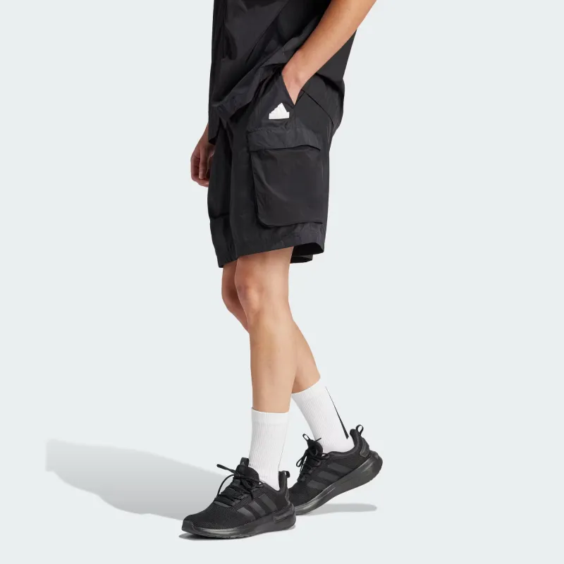 Adidas City Escape Cargo Shorts Casual Shorts Men's Black-1