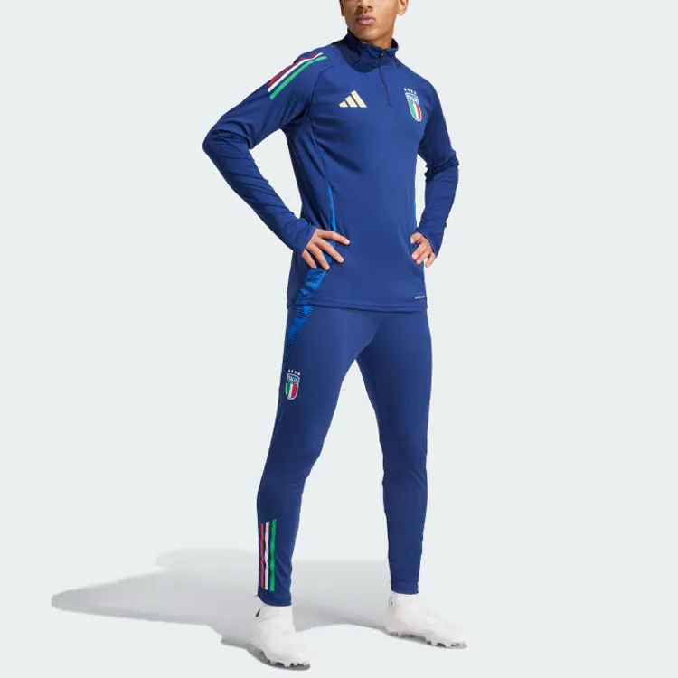 Adidas Italy Tiro 24 Competition Training Pants Knitted Sports Pants Men's Dark Blue-4
