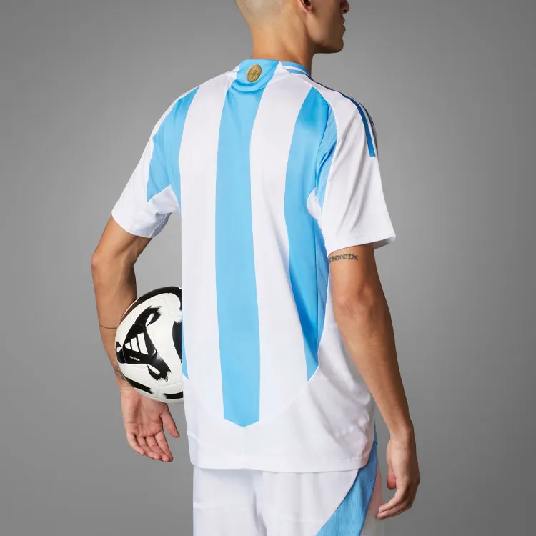 Adidas Argentina 2024 Home Authentic Messi Jersey-3