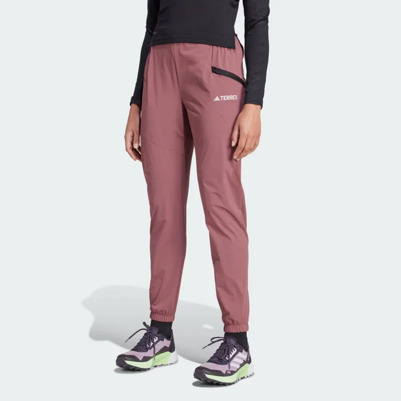 Adidas Terrex Xperior Light Trousers Athletic Trousers Women's Deep Red-1