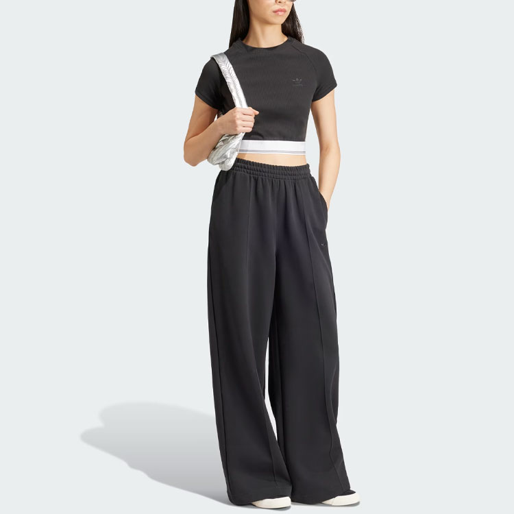 Adidas originals Tape Waistband Tee Black M - POIZON
