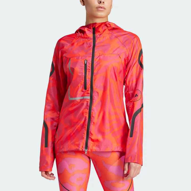 Adidas x Stella McCartney Truepace Running Jacket Jackets Coats Men's Active Orange-1