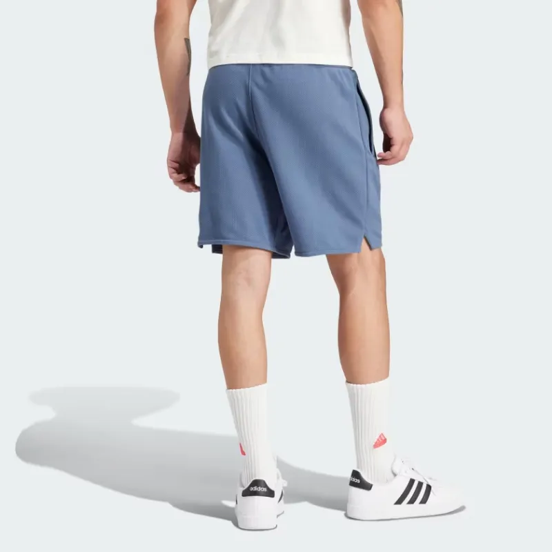 Adidas Lounge Piqué Terry Shorts Casual Shorts Men's Ink Blue-2