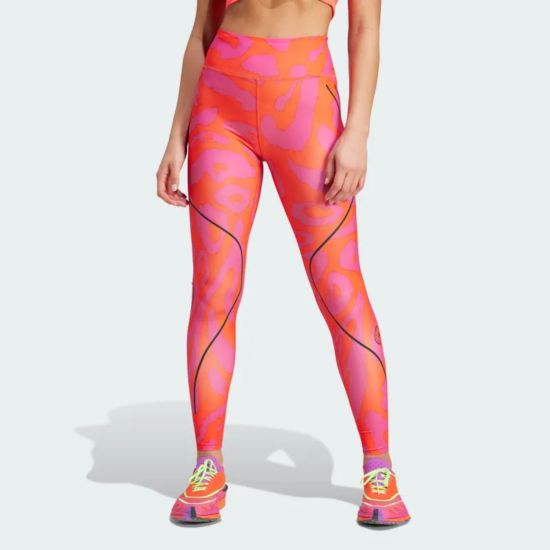 Adidas x Stella McCartney Truepace Long Running Leggings Athletic Trousers Women's Active Orange-1