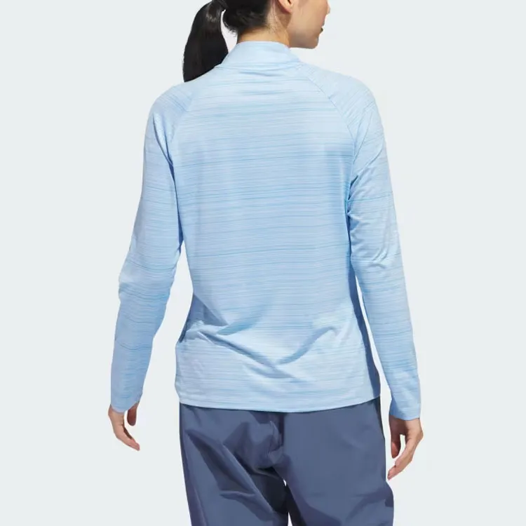 Adidas Raglan Sleeve T-Shirt Women's Half Blue-2