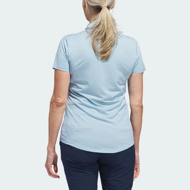 Adidas Ottoman Short Sleeve Polo Shirt Polo Shirt Women's Blue-3