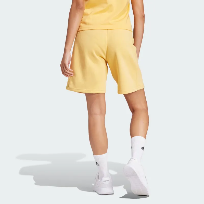 Adidas All Szn Fleece Shorts Casual Shorts Women's Yellow-3