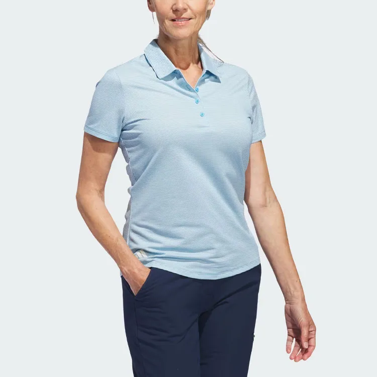 Adidas Ottoman Short Sleeve Polo Shirt Polo Shirt Women's Blue-2